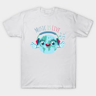 Cute Earth planet T-Shirt